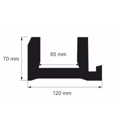 Decken Stuckleisten LED -24 Meter OL-54